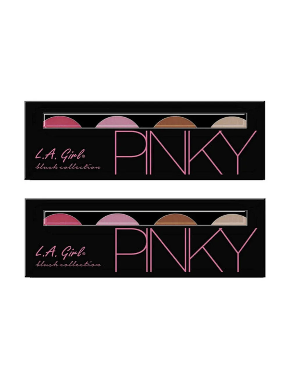 Lot of 2: New L.A. GIRL Beauty Brick Blush Collection in Pink (Sealed, 2-Pack)